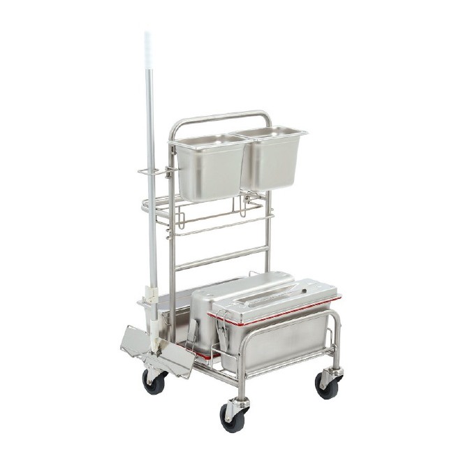 Clino® CR4 EM-GMP Cleanroom Cleaning Carts