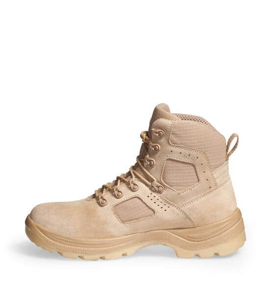 Abeba Tactical Ankle Boots CROSS 046 Grom Beige Velor