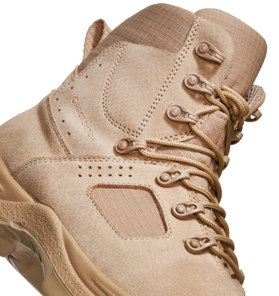 Abeba Tactical Ankle Boots CROSS 046 Grom Beige Velor