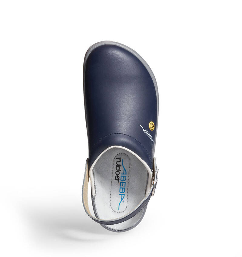 Abeba Medical Clog RUBBER 250 Abeba Blue OB ESD