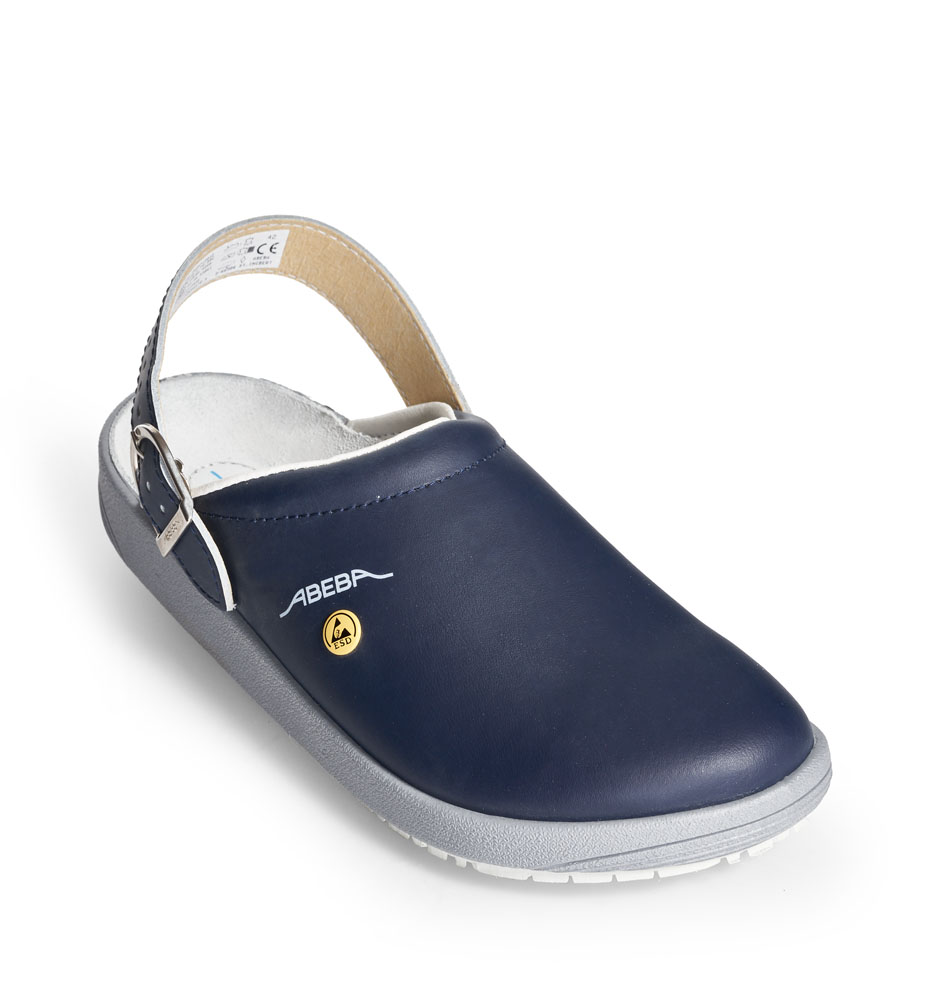 Abeba Medical Clog RUBBER 250 Abeba Blue OB ESD