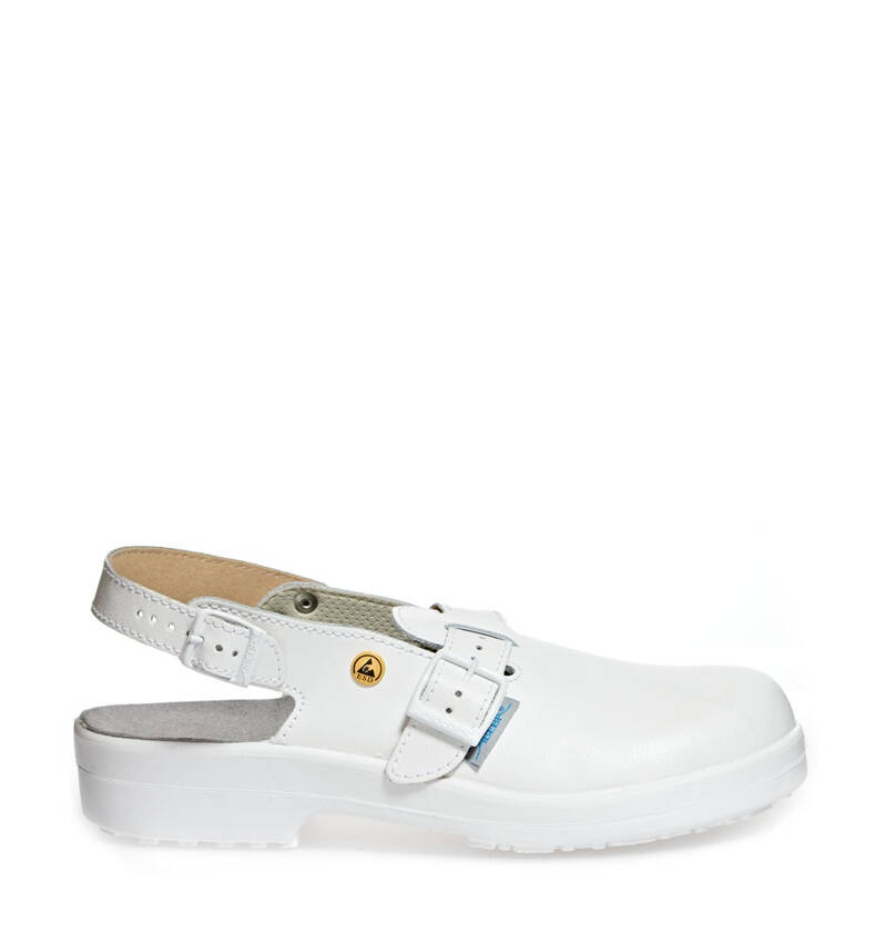 Abeba Safety Sandals with Membrane CLASSIC 000 Abeba White SB ESD