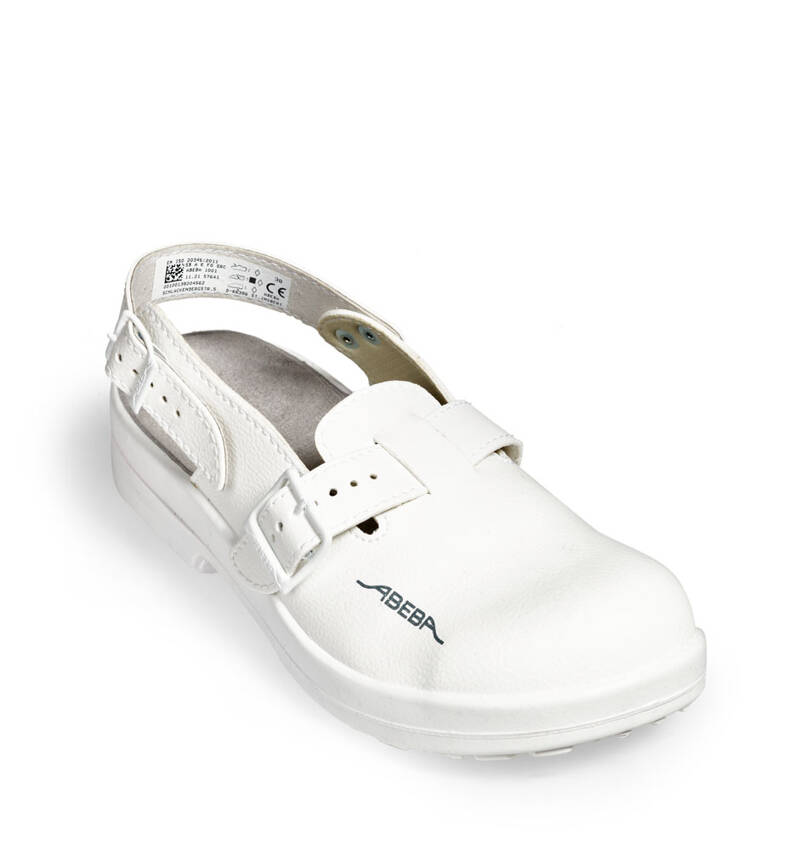 Abeba Safety Sandals CLASSIC 001 Abeba White SB