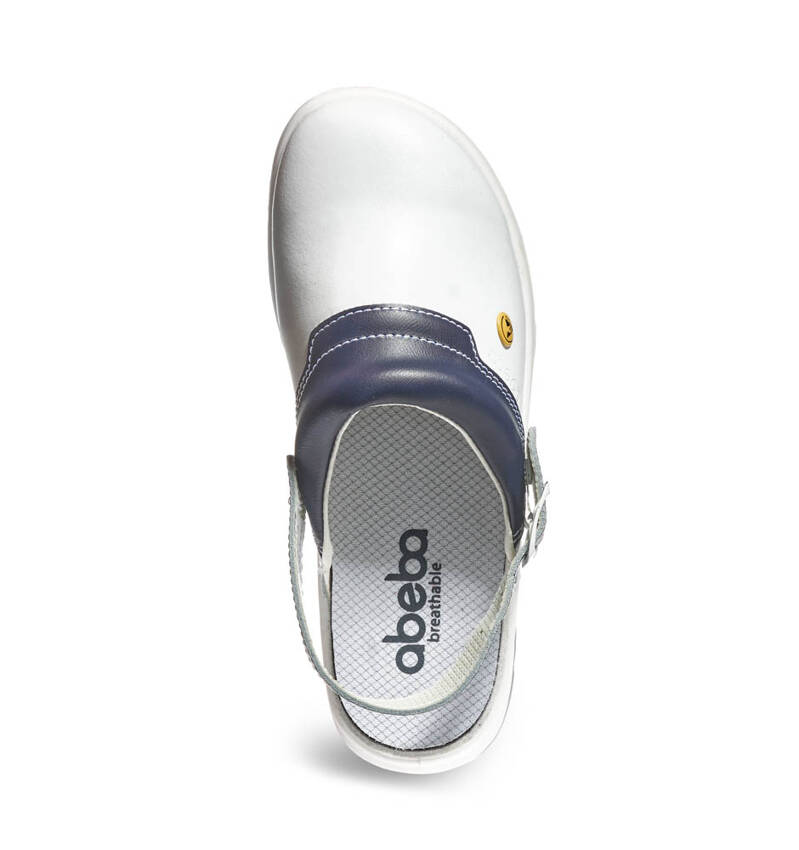 Abeba Occupational Clogs EASY 2.0 622 Abeba White OB ESD