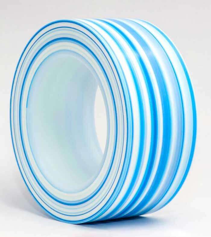 Ultra Tape & Labels High Tack Construction Tape and Trademarked Blue and White Striped Protocol Tape 