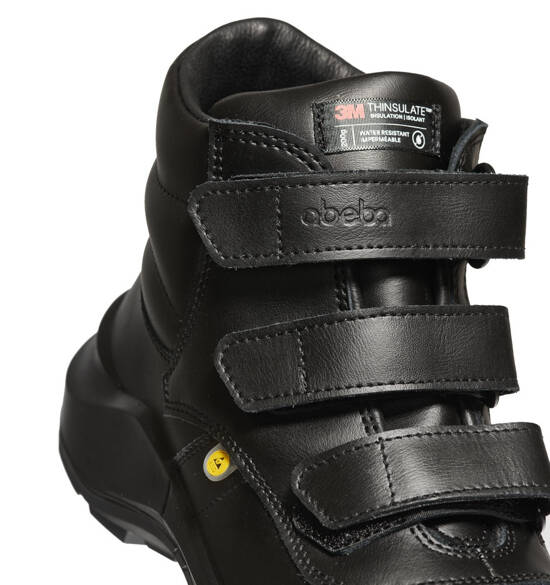 Abeba Safety Ankle Boots FOOD TRAX 874 Abeba Black S3 ESD Insulated