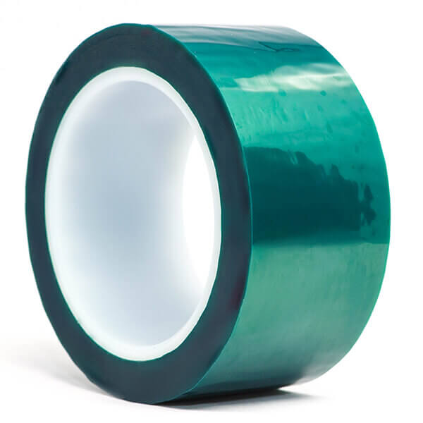 Ultra Tape & Labels Green High Temp Polyester Cleanroom Tape