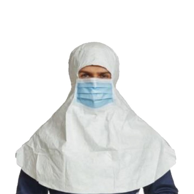 Tyvek IsoClean Sterile IC 689 B WH TS Cleanroom Head