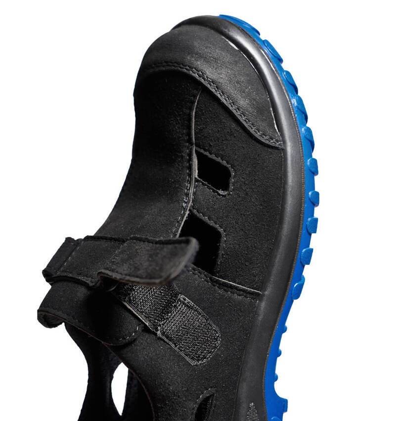 Abeba Sandals BASIC 431 Black Blue Sole S1P