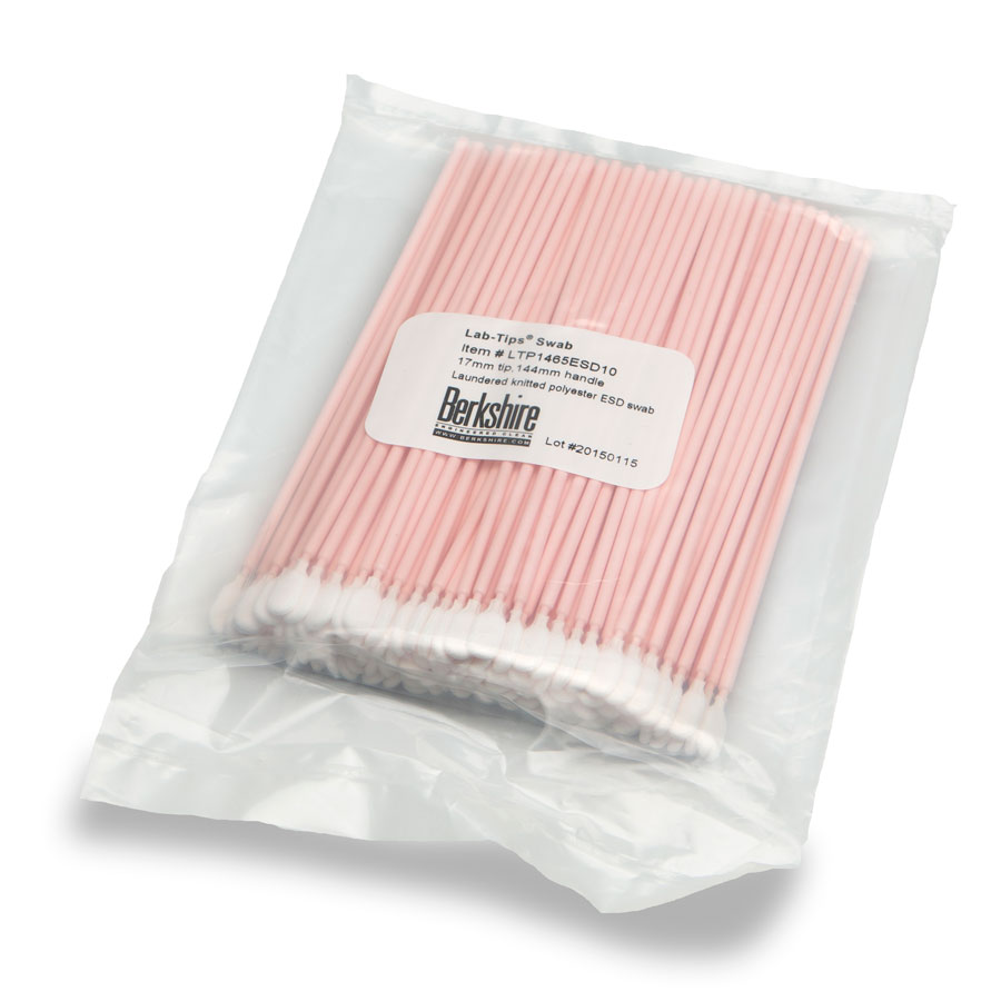 Berkshire Lab-Tips Knitted Polyester ESD Swab (LTP1465ESD10)