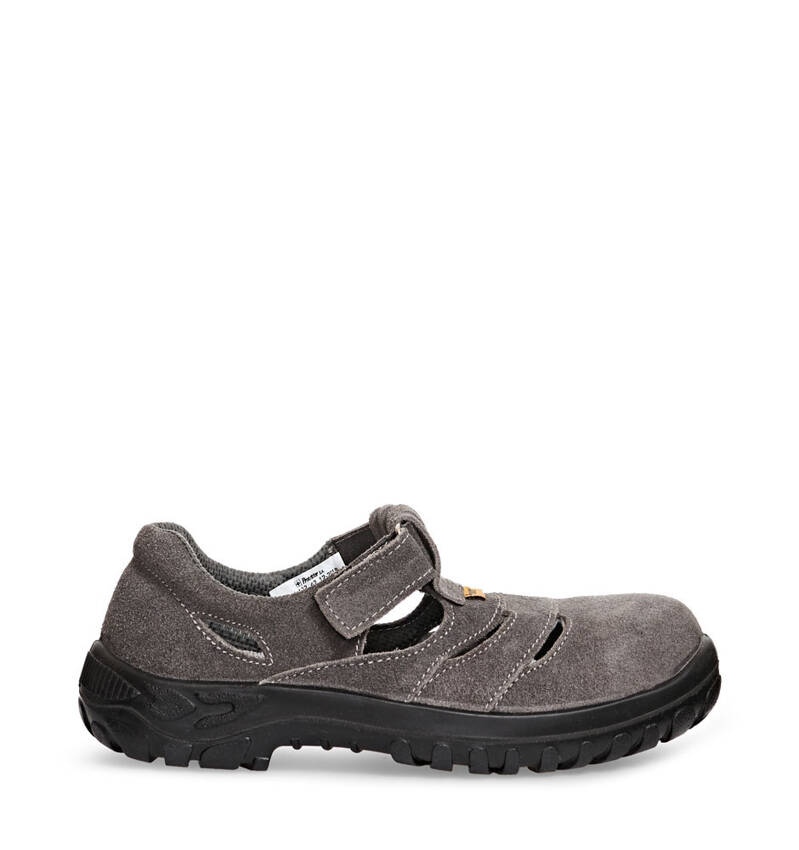 Abeba Working Sandals VELKOR 132 Protektor Gray S1 Velcro