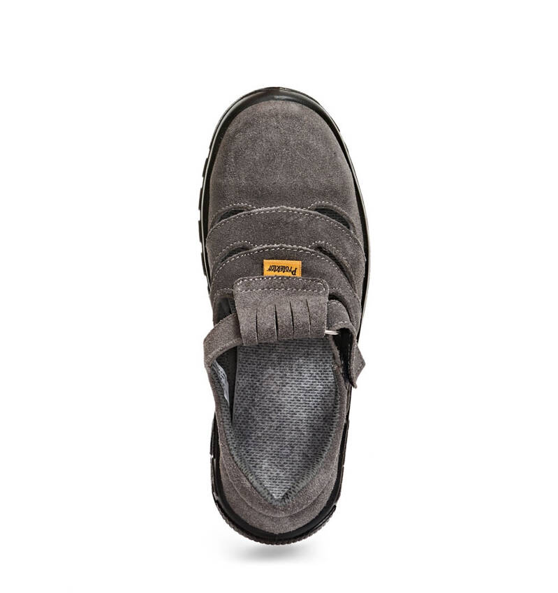 Abeba Working Sandals VELKOR 132 Protektor Gray S1 Velcro