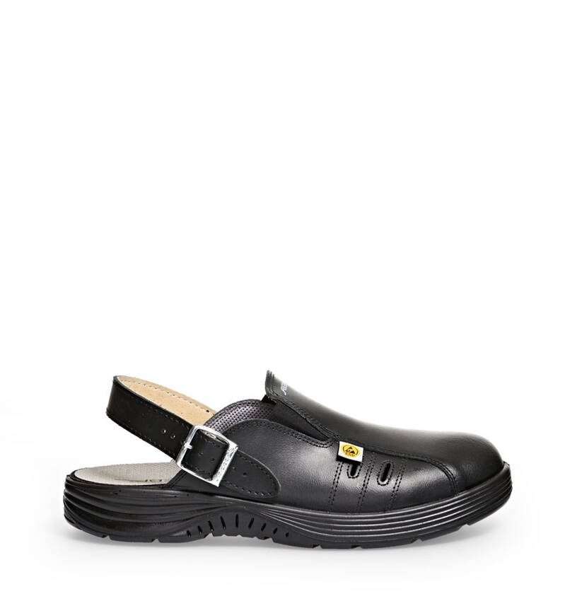 Abeba Safety Clogs X-LIGHT 042 Abeba Black SB ESD