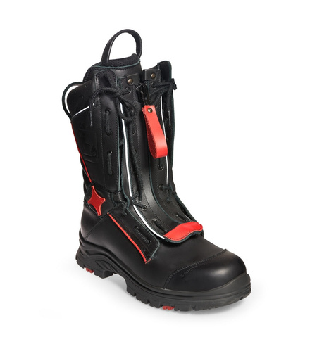 Abeba Firefighting Shoes with Membrane FALCON 832 Protektor Black-Red F2A