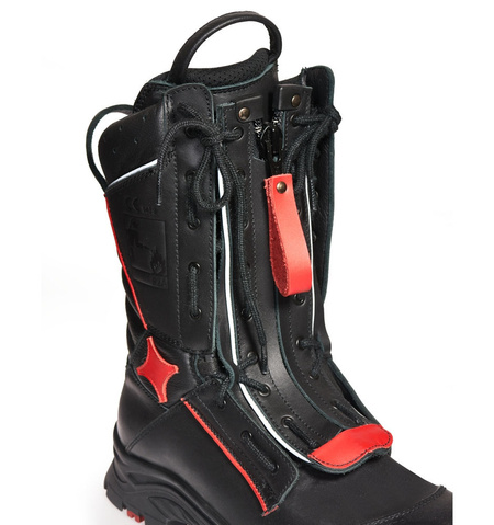 Abeba Firefighting Shoes with Membrane FALCON 832 Protektor Black-Red F2A